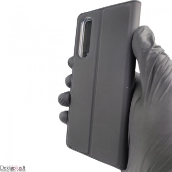 Dux Ducis Skin Pro dirbtinės odos dėklas - juodas (Sony Xperia 5 IV) Dux Ducis Skin Pro dirbtinės odos dėklas - juodas (Sony Xperia 5 IV)